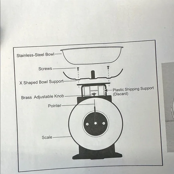 Hearth and hand w/ Magnolia kitchen scale . - Picture 6 of 8